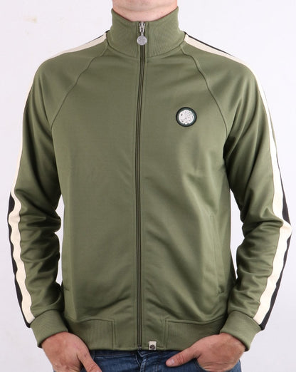 Pretty Green Tilby Track Top Khaki