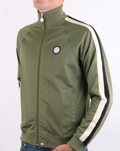 Pretty Green Tilby Track Top Khaki