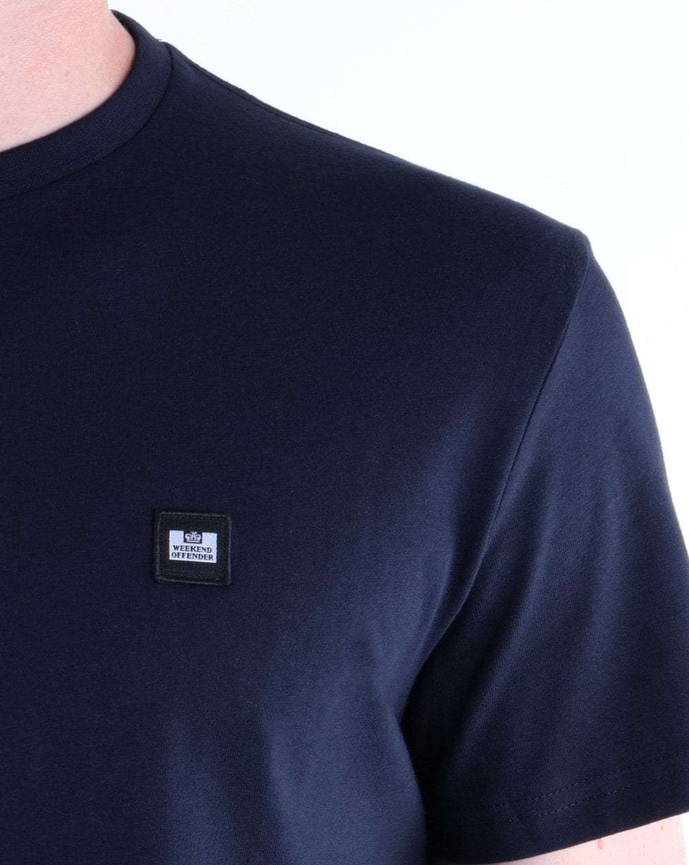 Weekend Offender Logo T-Shirt Marineblau