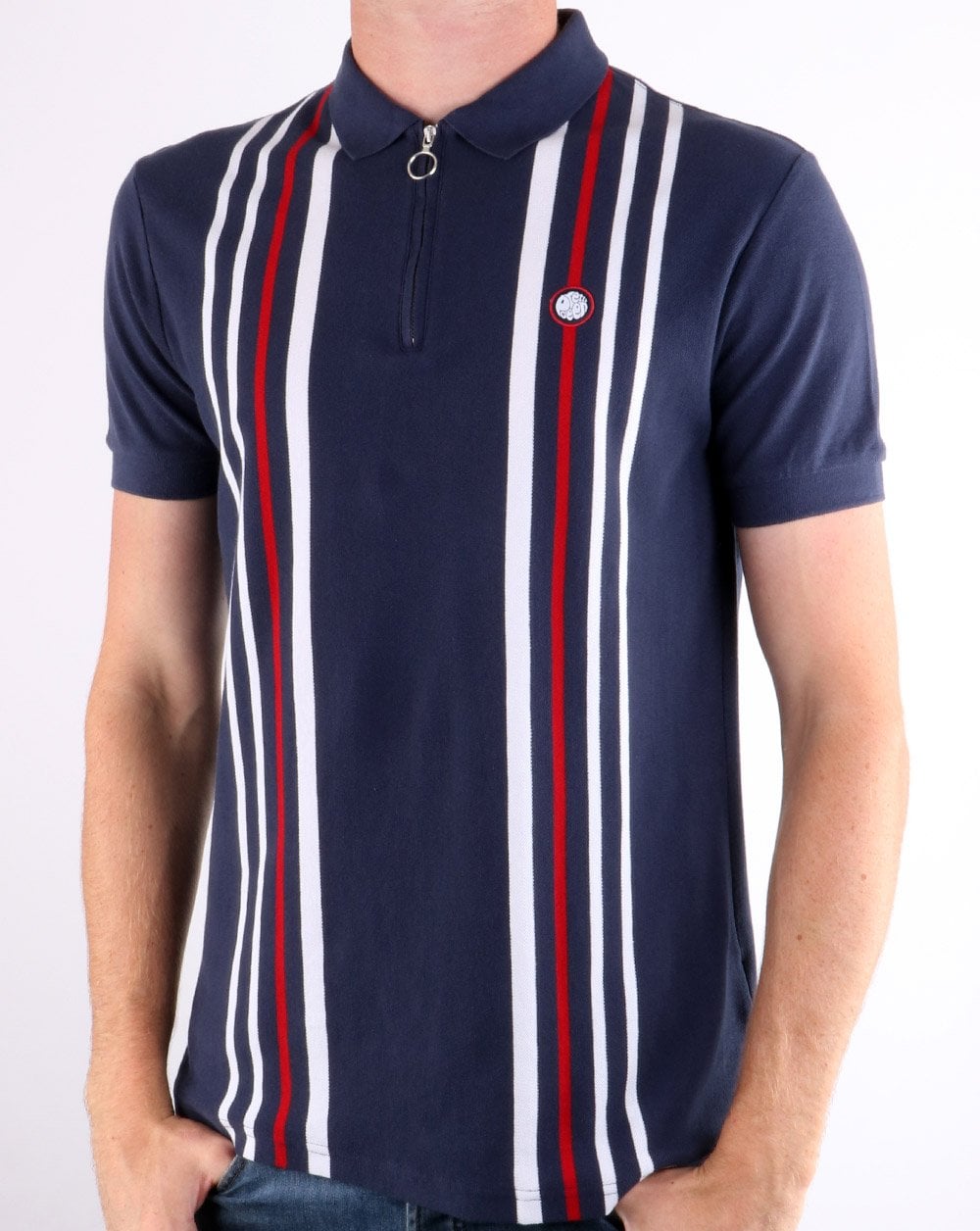 Pretty Green Colgate Poloshirt, Marineblau