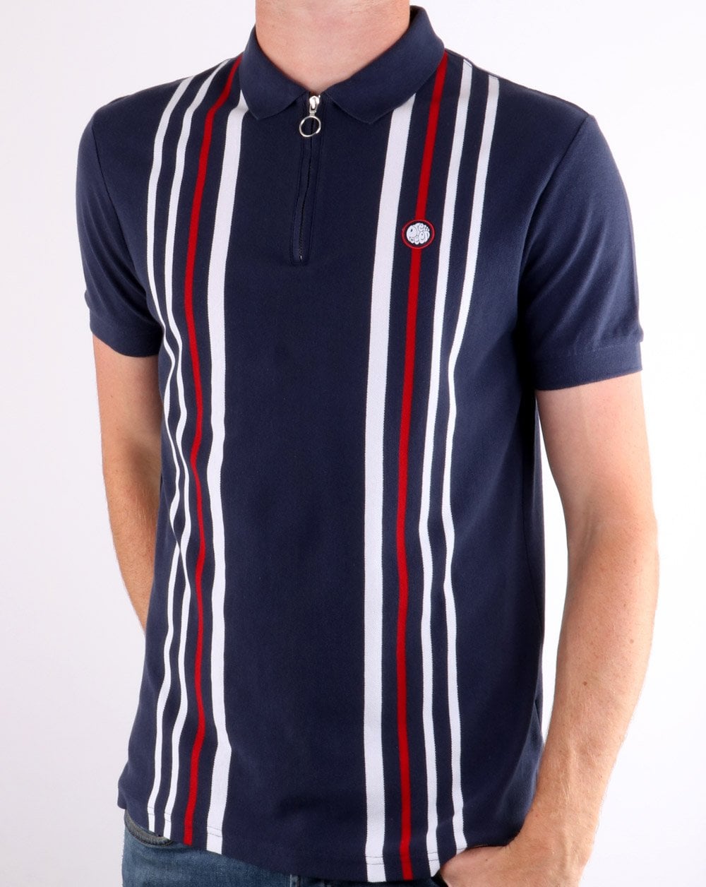 Pretty Green Colgate Poloshirt, Marineblau