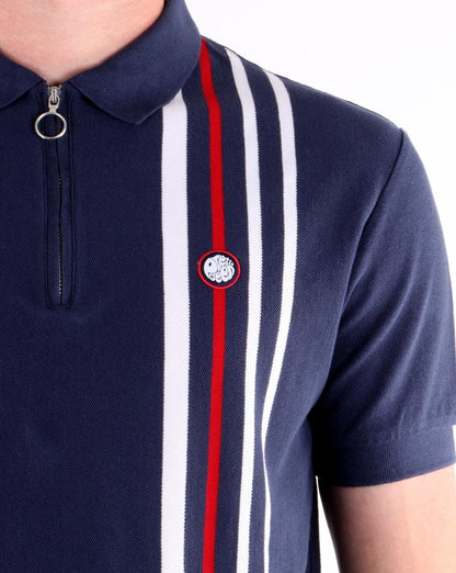 Pretty Green Colgate Poloshirt, Marineblau