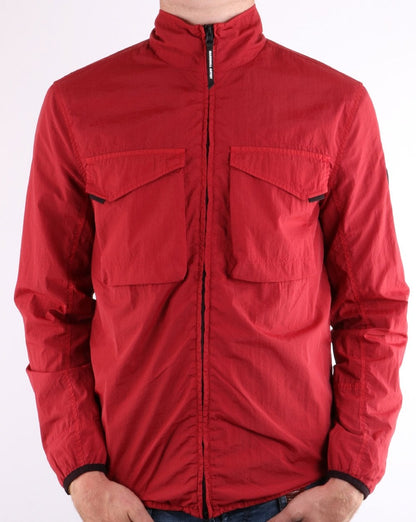 Marshall Artist Overshirt-Jacke in leuchtendem Rot