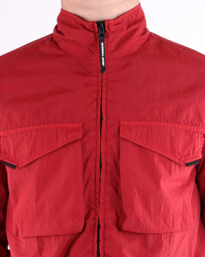 Marshall Artist Overshirt-Jacke in leuchtendem Rot
