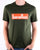 Benetton Box Logo T Shirt Military Green