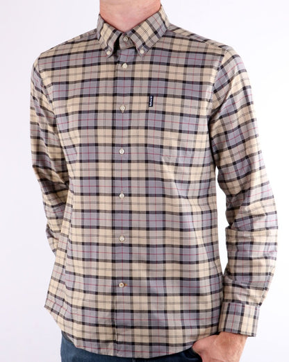 Barbour – Maßgeschneidertes Hemdkleid im Tartan-Stil