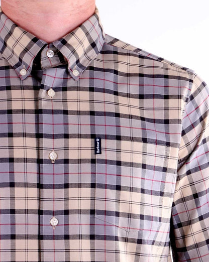 Barbour – Maßgeschneidertes Hemdkleid im Tartan-Stil
