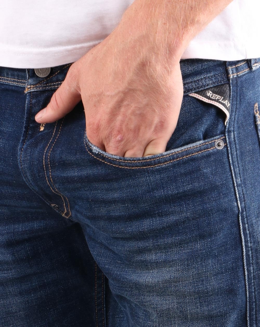 Replay Anbass Jeans Blau