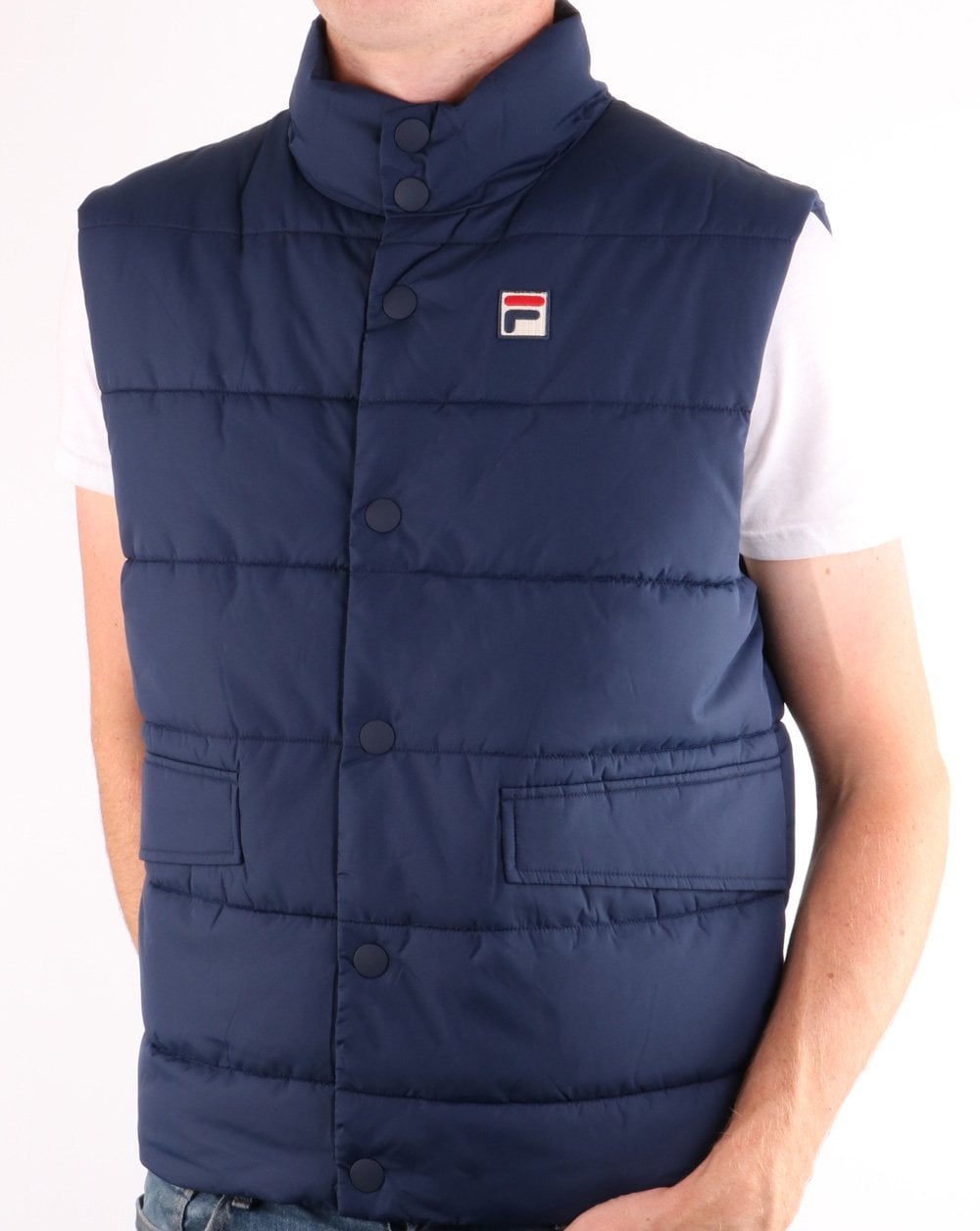 Fila Vintage Smithfield Weste Marine