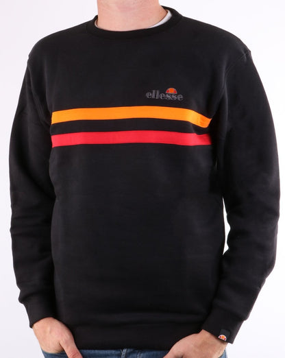 Ellesse Erminion Sweatshirt Schwarz/Orange/Rot