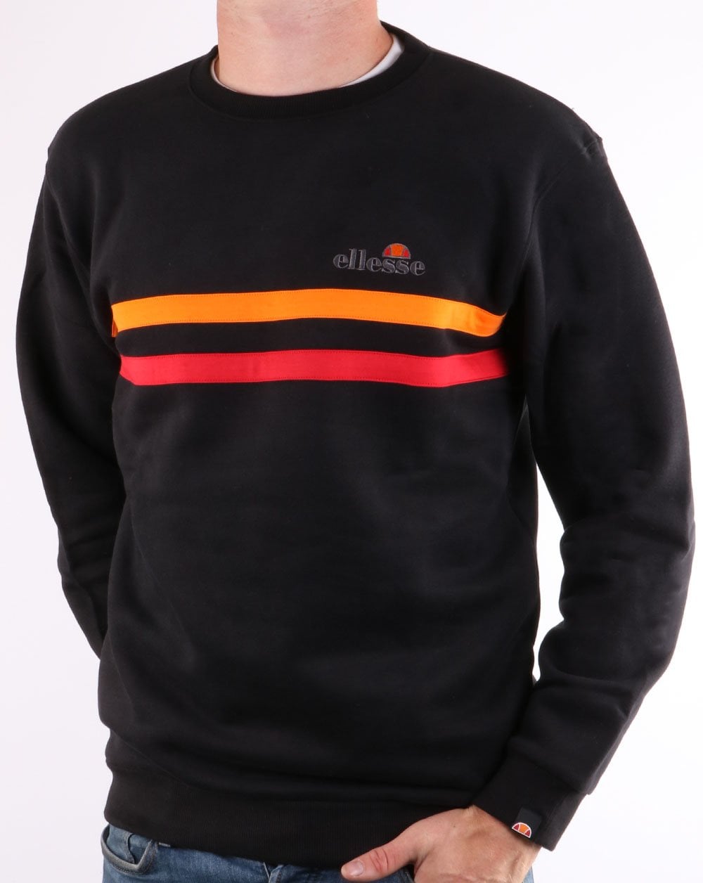 Ellesse Erminion Sweatshirt Schwarz/Orange/Rot