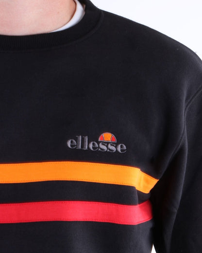 Ellesse Erminion Sweatshirt Schwarz/Orange/Rot