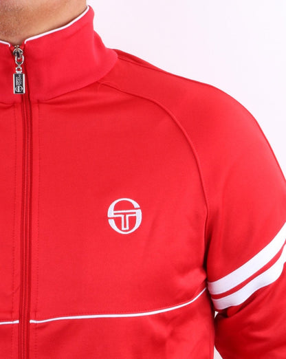 Sergio Tacchini Star Track Top Rot/Weiß