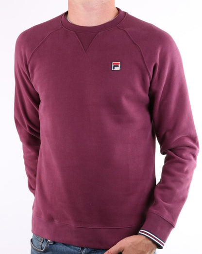 Fila Vintage Crew Sweatshirt, weiches Lila