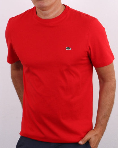 Lacoste T-Shirt Rot