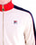 Fila Vintage Velour Track Top Cream/Red/Navy