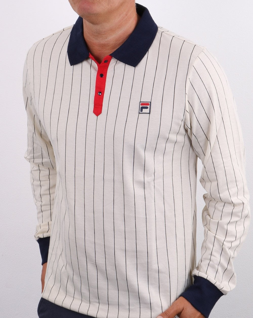 Fila Vintage Settanta L/S Poloshirt und Vintage-Farben