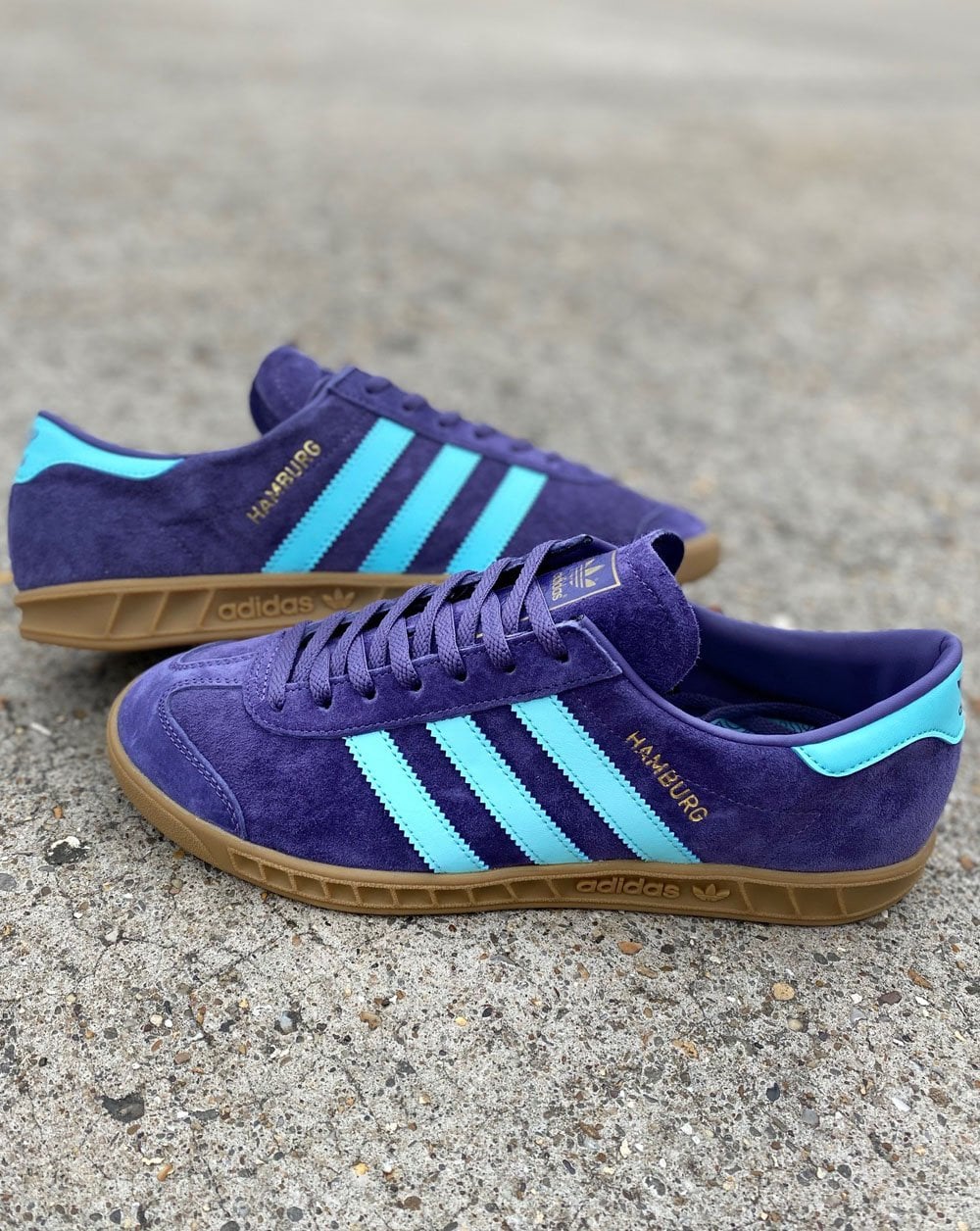 Adidas Hamburg Sneakers Tech Lila/Aqua