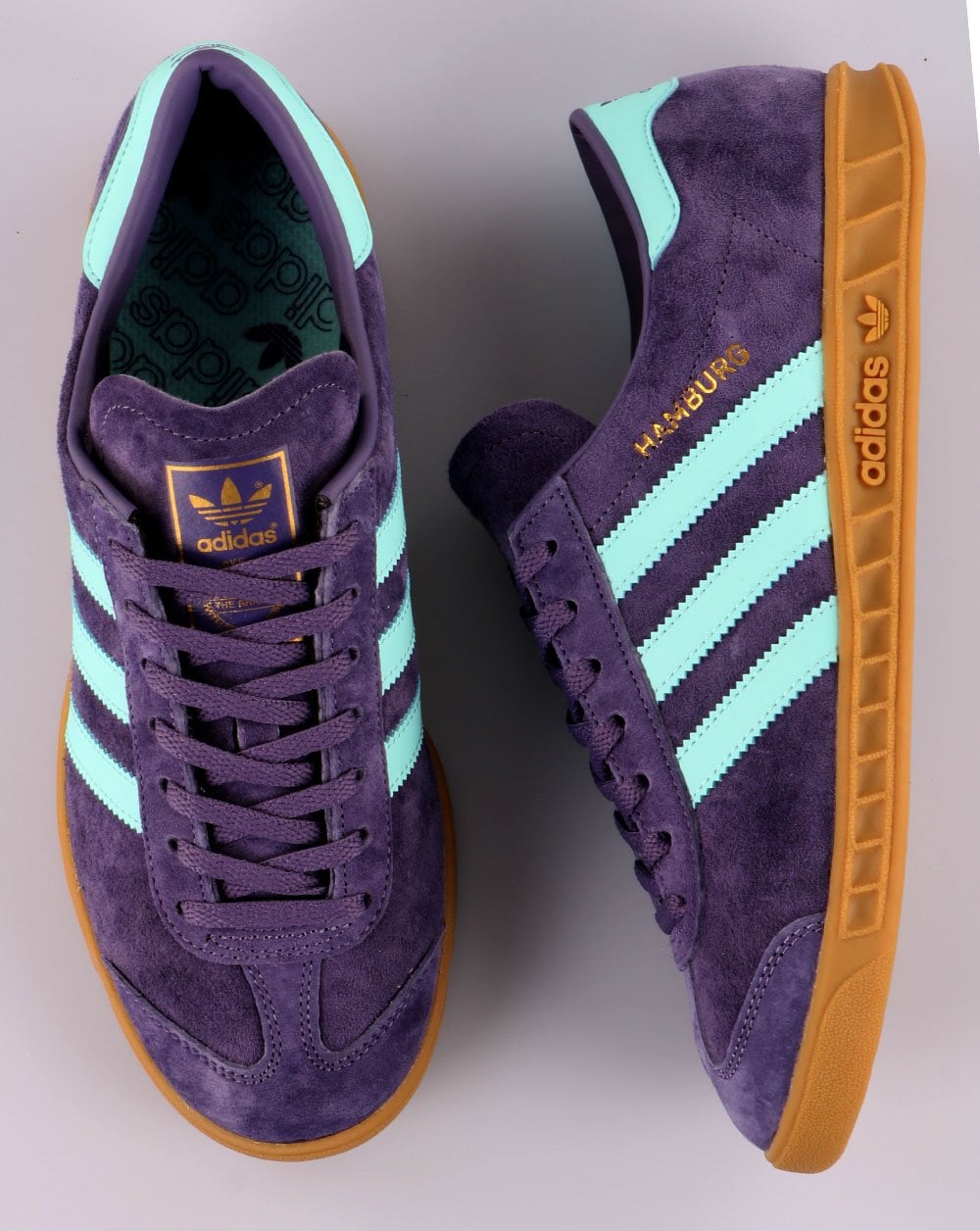 Adidas Hamburg Sneakers Tech Lila/Aqua