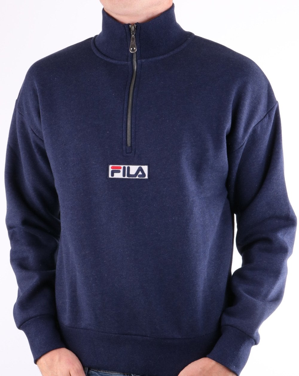 Fila Vintage 1/2 Zip Sweat Navy
