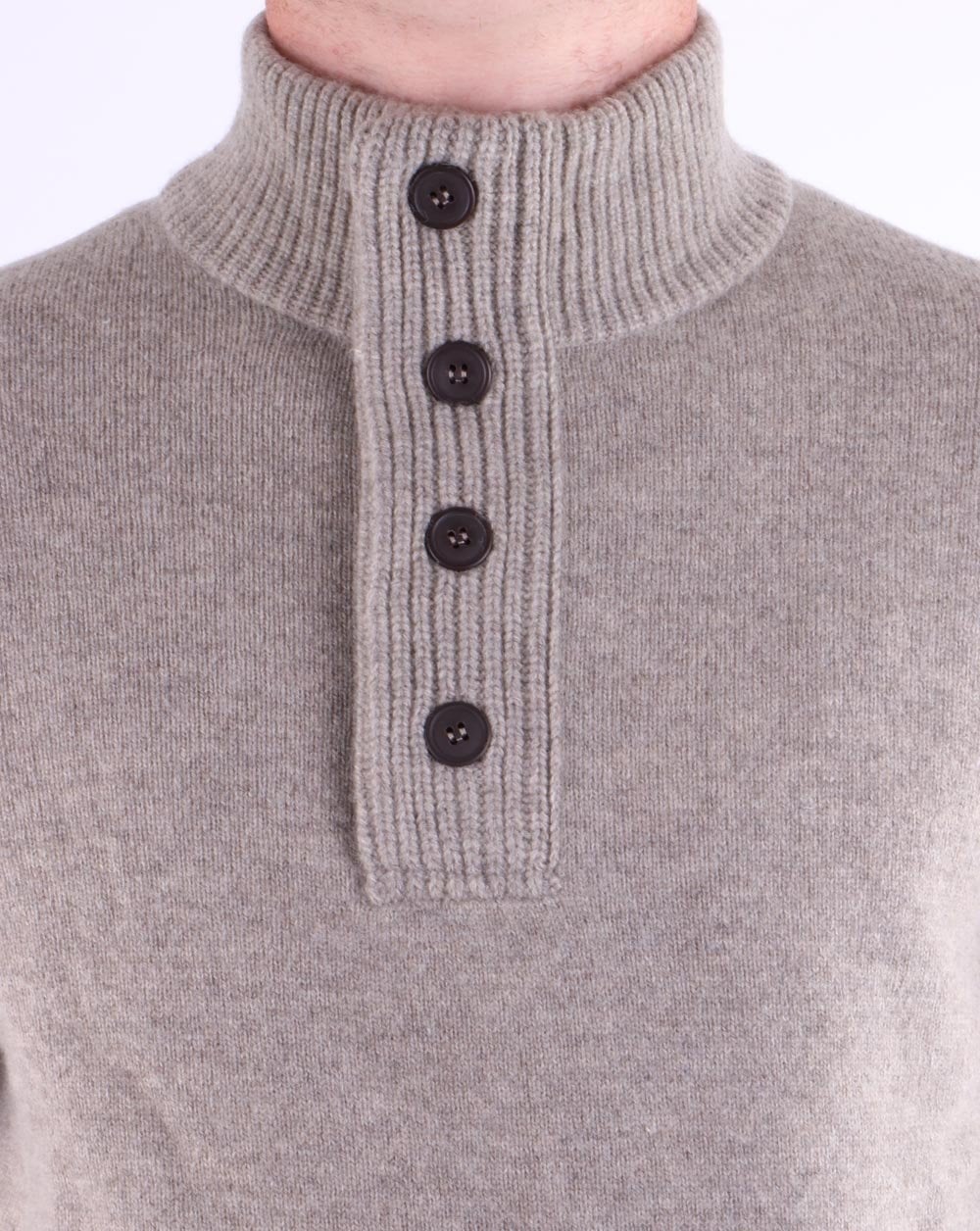 Barbour Patch Half Zip Pullover Dark Stone