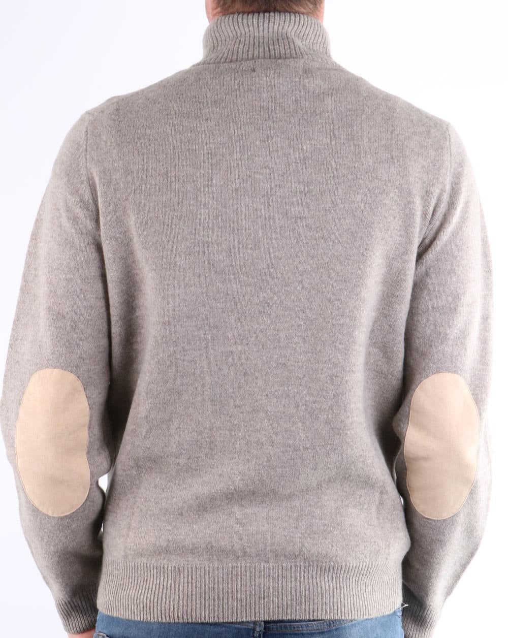 Barbour Patch Half Zip Pullover Dark Stone