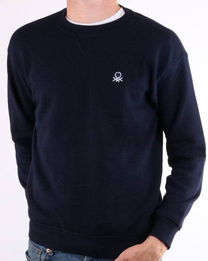 Benetton Sweatshirt Marineblau