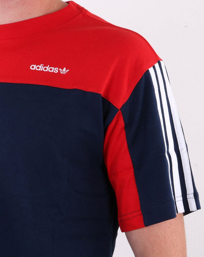 Adidas Originals Classics T-Shirt Marineblau/Rot