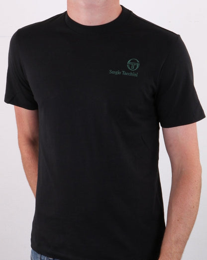 Sergio Tacchini Felton T-Shirt Schwarz/Grün
