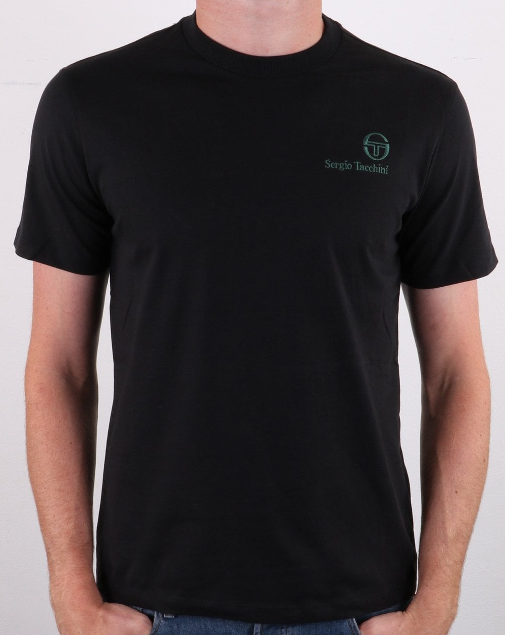 Sergio Tacchini Felton T-Shirt Schwarz/Grün