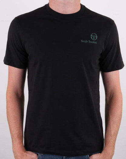 Sergio Tacchini Felton T-Shirt Schwarz/Grün