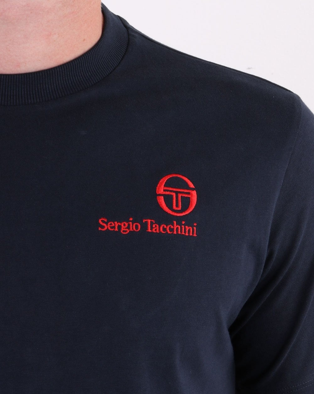 Sergio Tacchini Felton T-Shirt Marineblau/Rot