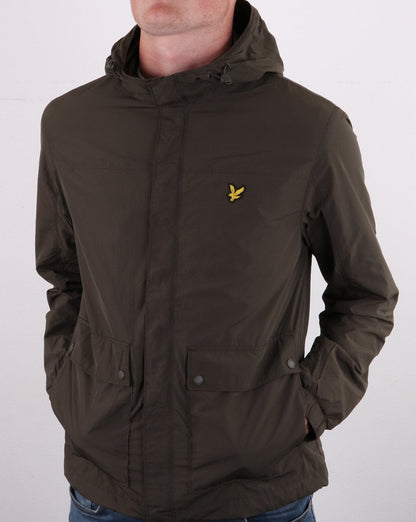 Lyle And Scott – Kapuzenjacke mit Tasche, Trek Green