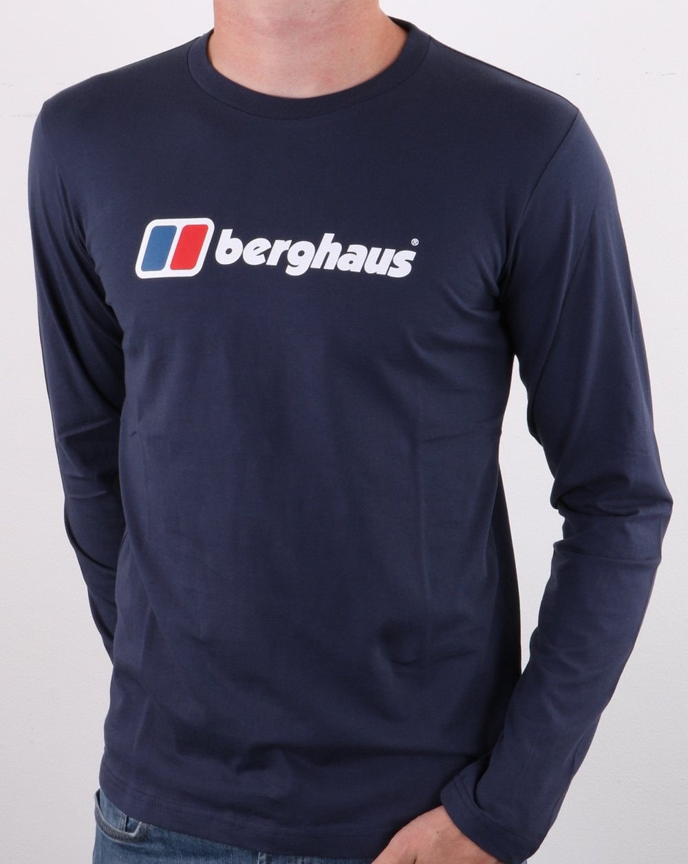 Berghaus Logo L/s T-Shirt Dunkelblau