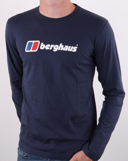 Berghaus Logo L/s T-Shirt Dunkelblau