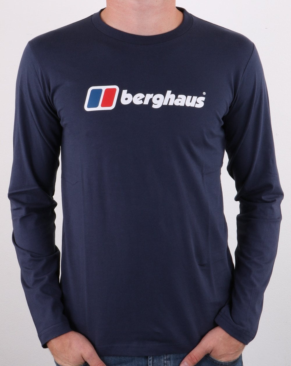 Berghaus Logo L/s T-Shirt Dunkelblau