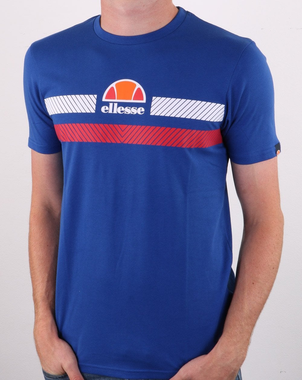 Ellesse Glisenta T Shirt Blue/White/Red