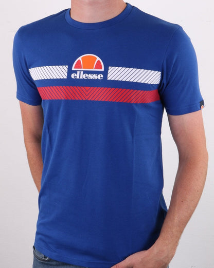 Ellesse Glisenta T-Shirt Blau/Weiß/Rot