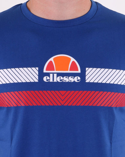 Ellesse Glisenta T-Shirt Blau/Weiß/Rot