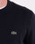 Lacoste Crew Neck Cotton Pique Jumper Navy