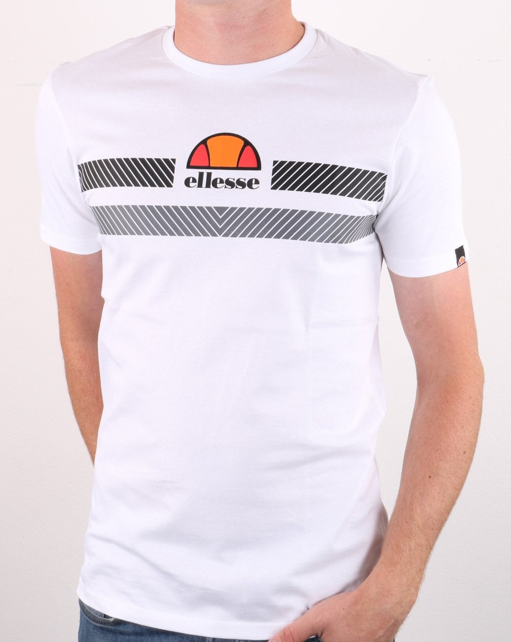 Ellesse Glisenta T-Shirt Weiß/Schwarz/Grau