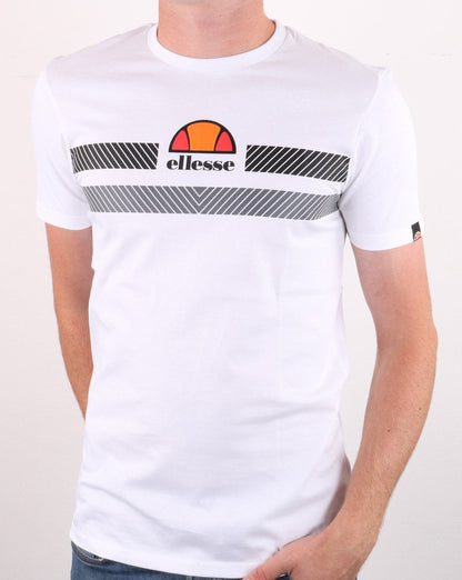 Ellesse Glisenta T-Shirt Weiß/Schwarz/Grau