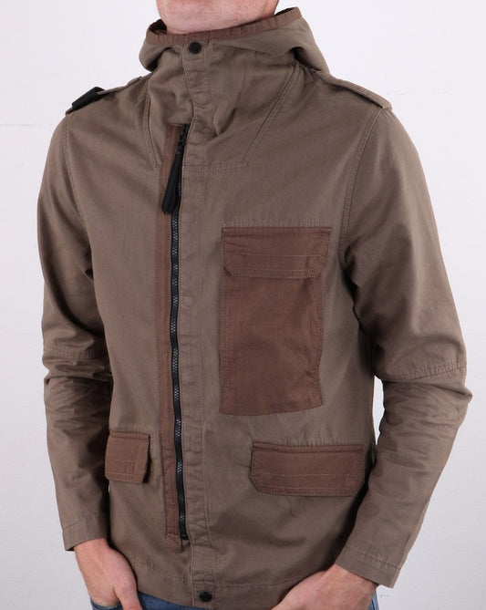 Ma.Strum MA.Strum Kapuzenjacke Timber Wolf