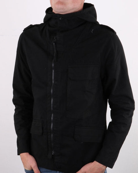 MA.Strum Hooded Jacket Jet Black