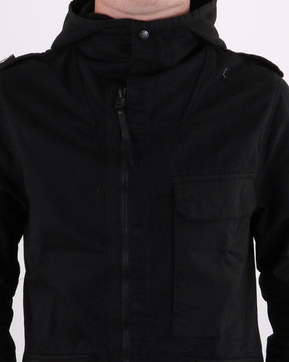 MA.Strum Kapuzenjacke Tiefschwarz