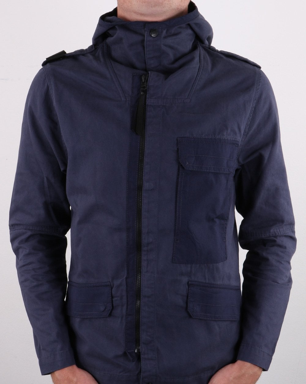 MA.Strum Kapuzenjacke True Navy