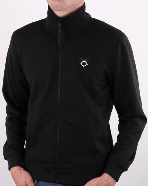 MA.Strum Tech Fleece Track Jacket Jet Black