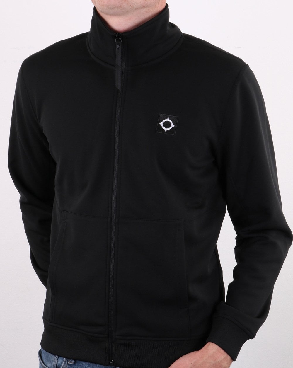 MA.Strum Tech Fleece Track Jacket Jet Black