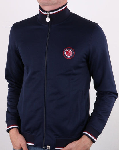 Pretty Green Likeminded Trainingsjacke, Marineblau