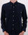 Pretty Green Standards Cord Shirt Navy